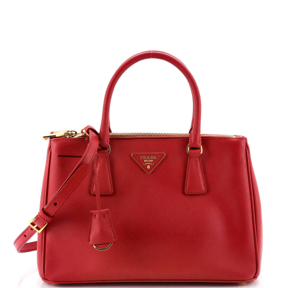 Prada Small Double Zip Lux Tote